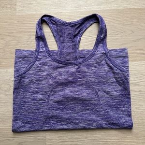 Lululemon Washed Purple Swiftly Tech Racerback Tank Top